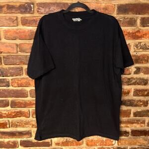 CottonNet Supreme Black Short Sleeve Crew Neck T-Shirt Men's Size XL